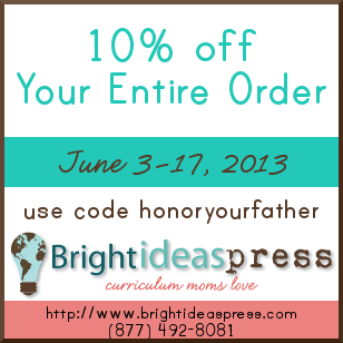 fathers day coupon 2013 Bright Ideas Press