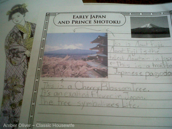 Mystery of History Japan Notebooking @brightideasteam @amberoliver