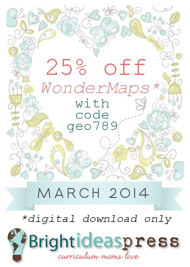 March 2014; 25% off WonderMaps with code geo789 March 2014; 25% off WonderMaps with code geo789