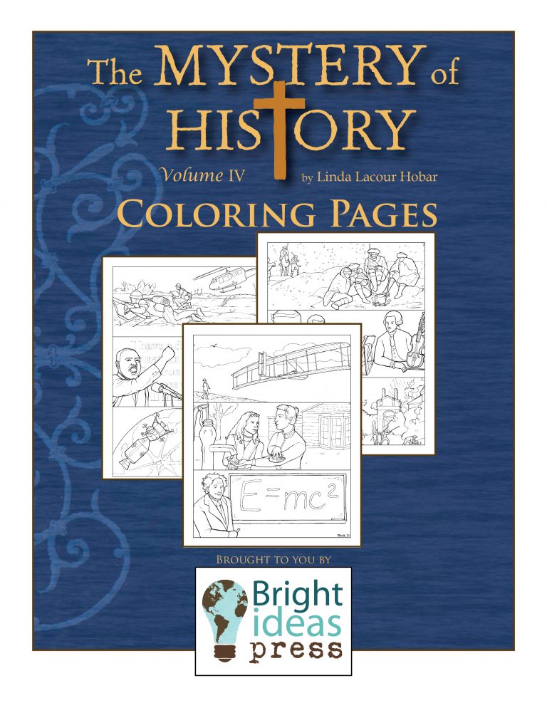 The Mystery of History Volume IV Coloring Pages by Bright Ideas Press