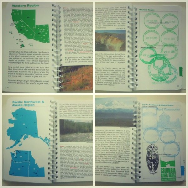 All National Parks have cancellation stamps - and some State Parks do, too! You could even add your own notes for other interesting sites.