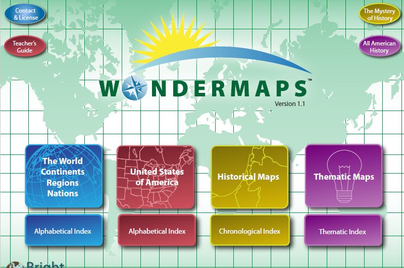 how to use wondermaps with the mystery of history