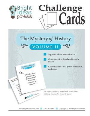 The Mystery of History Volume II Challenge Cards by Bright Ideas Press